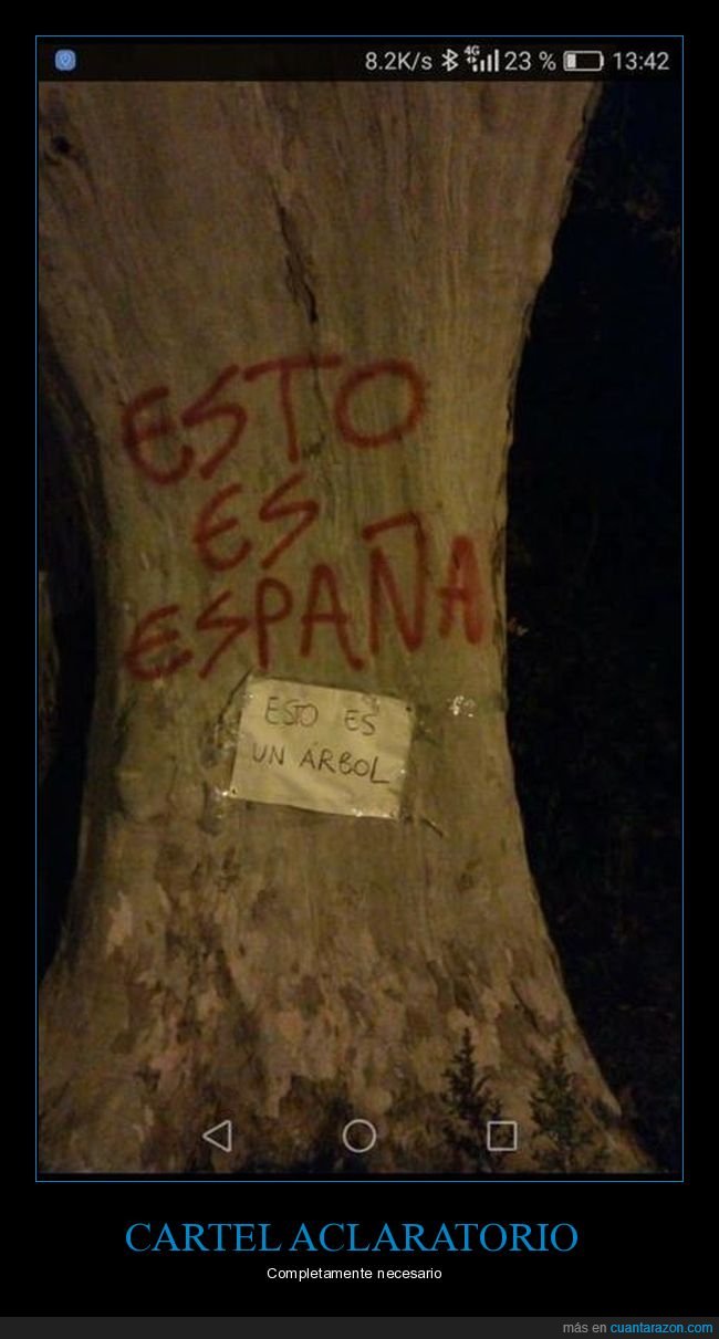 cartel,españa,árbol