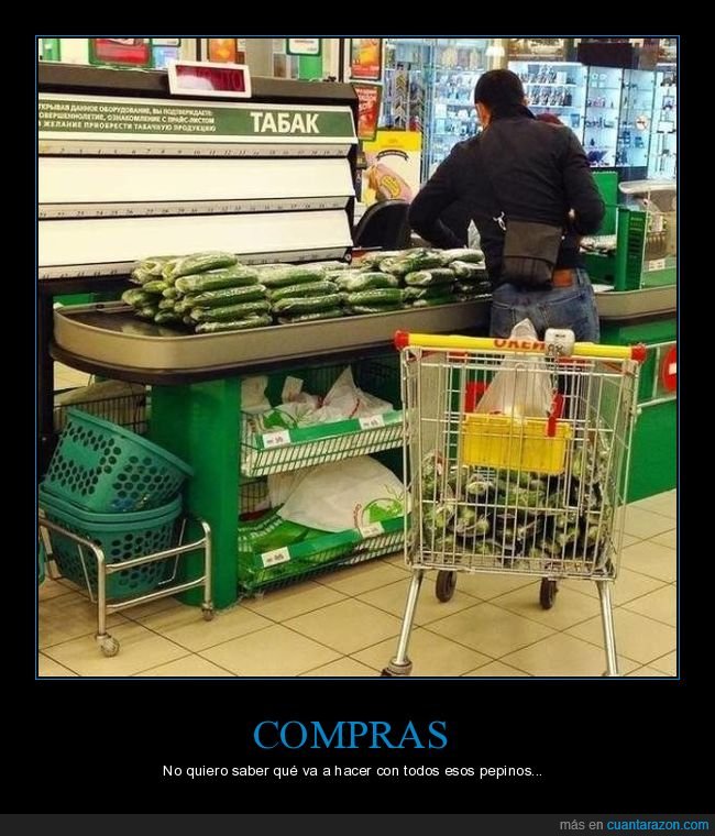 compra,supermercado,pepinos