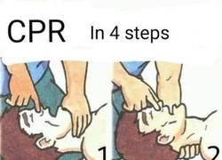 Enlace a Aprendiendo CPR en 4 sencillos pasos