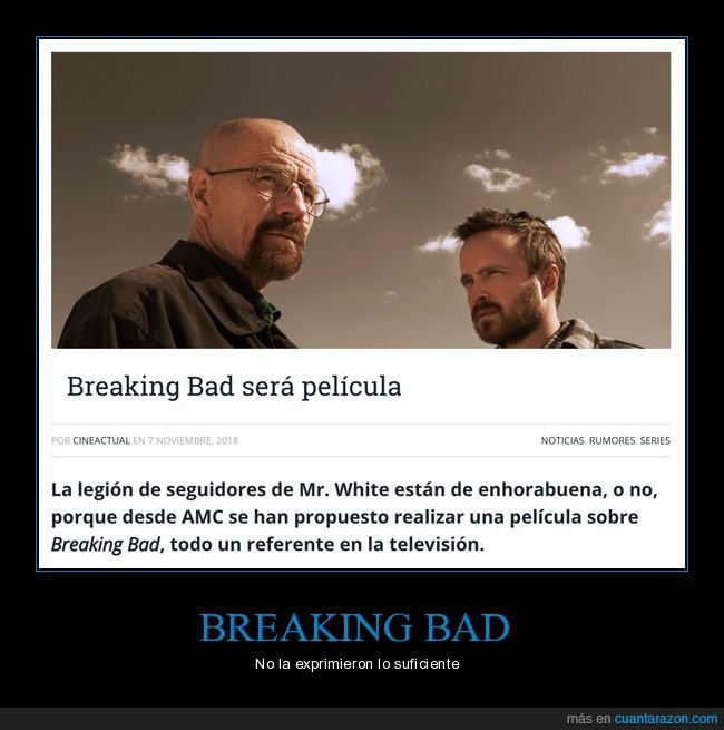 breaking bad,película