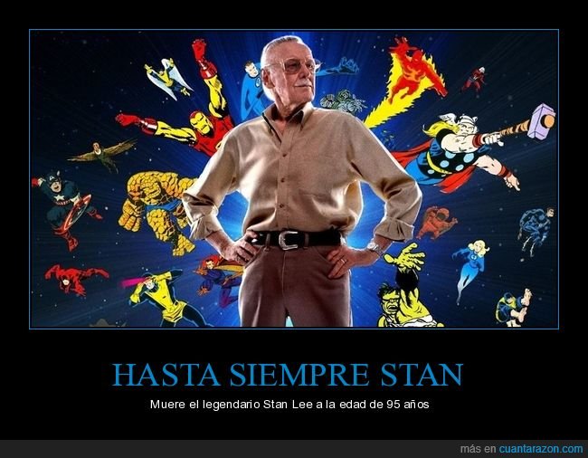 Hulk,Marvel,Muerte,SpiderMan,Stan Lee,Xmen