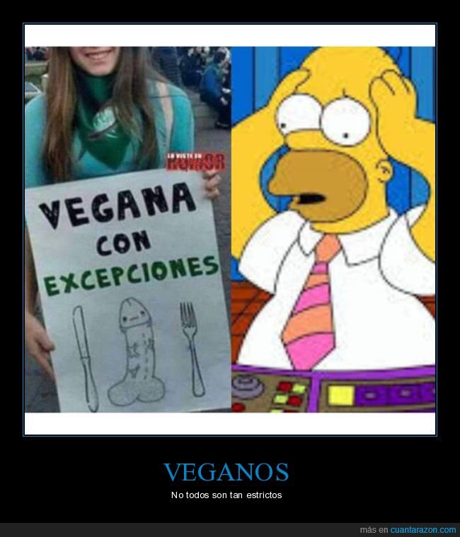 vegana,excepciones,cartel