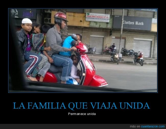 familia,moto,overbooking,wtf