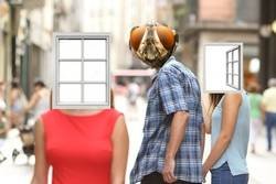 Enlace a Mucho mejor estamparse contra un cristal constantemente