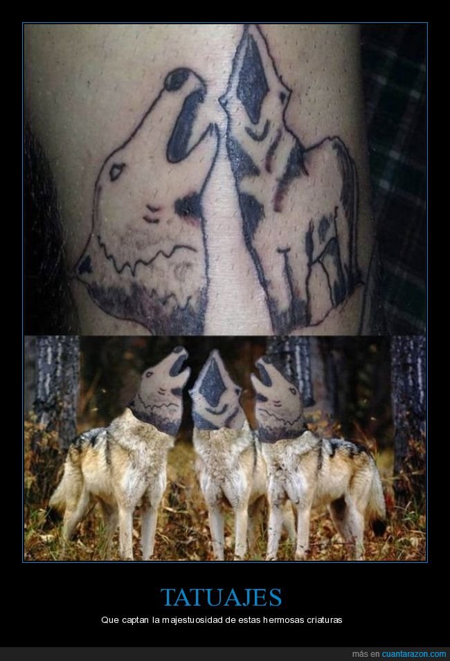 tatuaje,lobos,fails