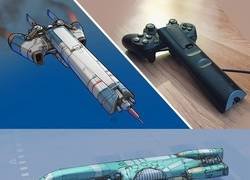 Enlace a Este artista convierte objetos cotidianos en diseños de naves espaciales, y el resultado es de otro mundo