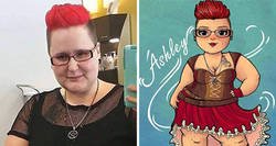 Enlace a Cansado de los prejuicios contra las mujeres de talla grande, este artista las convirtió en arte