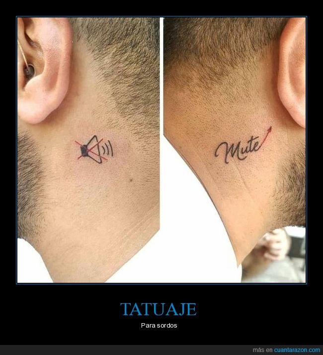 mute,sordo,tatuaje,volumen
