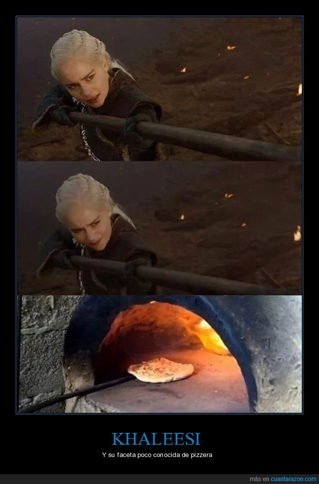 khaleesi,pizza,juego de tronos