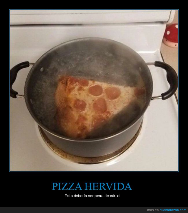 hervir,olla,pizza