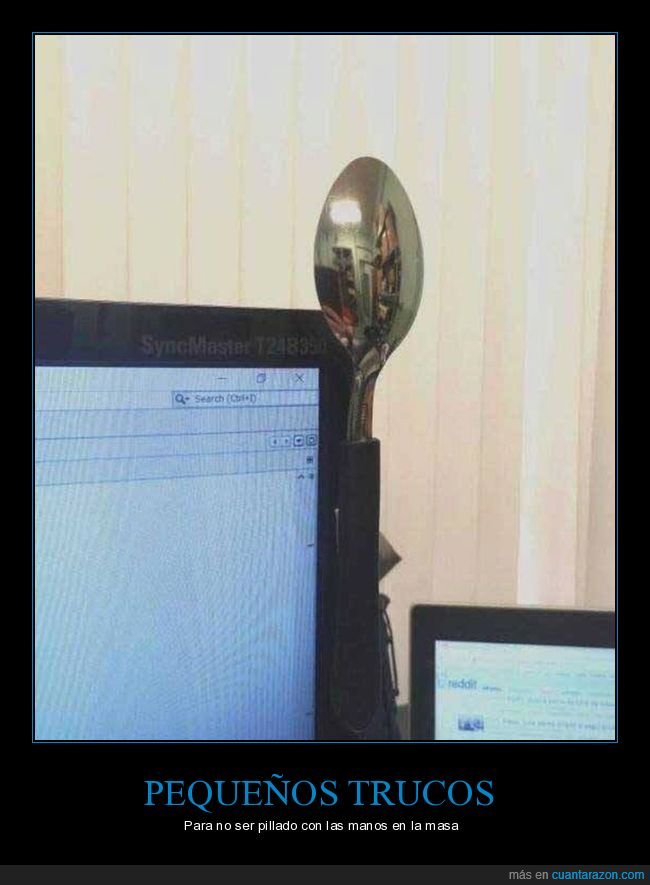 cuchara,reflejo,ordenador