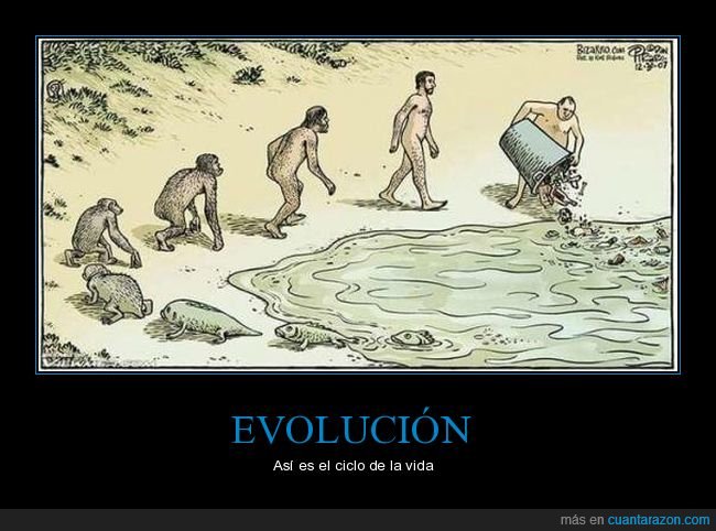 evolución,agua,basura