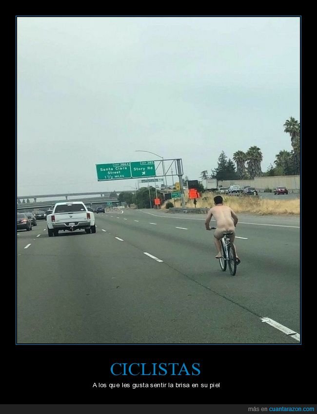 bicicleta,desnudo,carretera,wtf