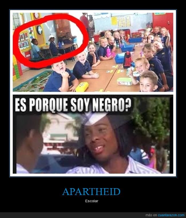 clase,niños,negros,apartheid