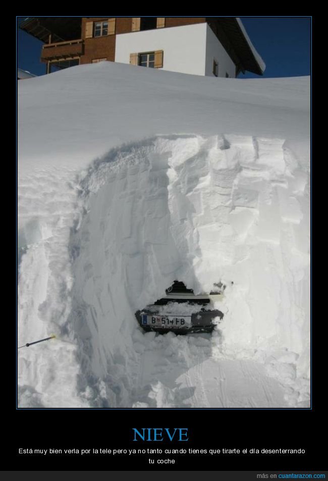 nieve,coche,sepultado