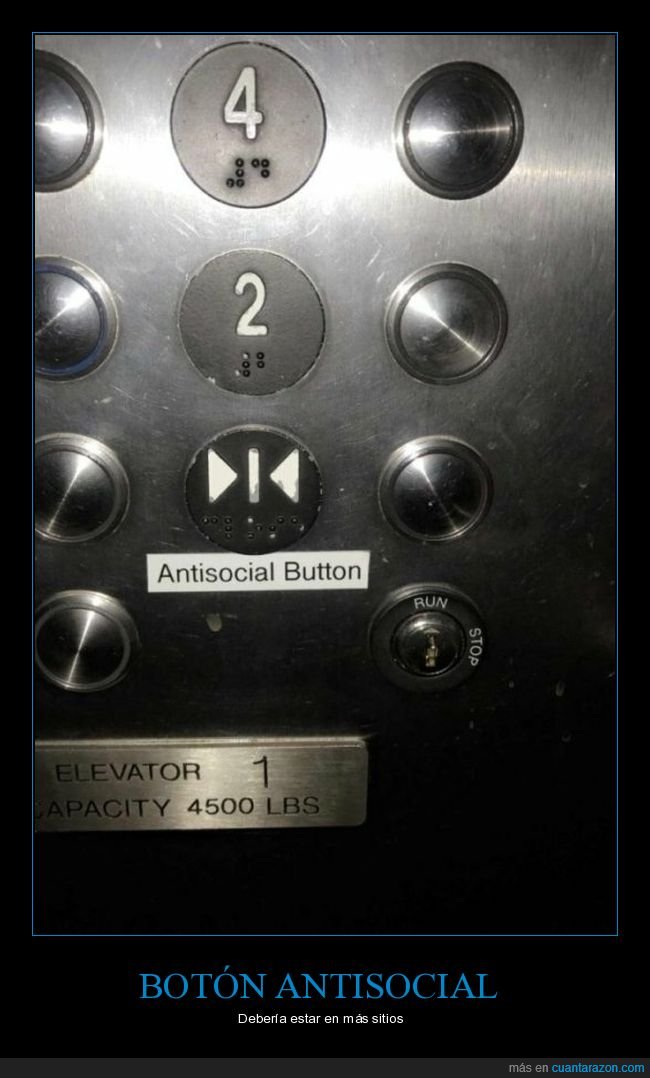 ascensor,botón,antisocial