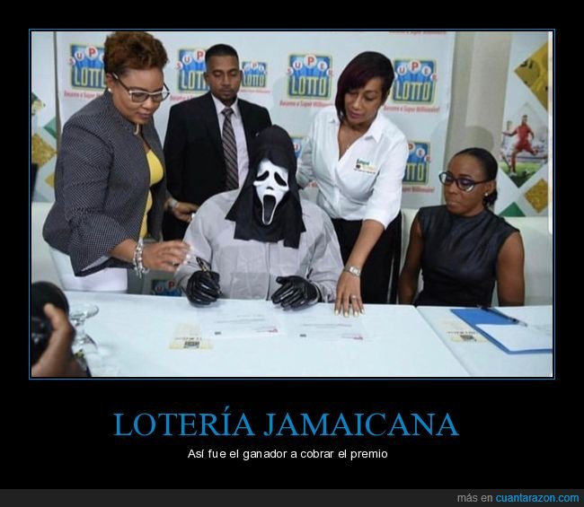 ganador,lotería,jamaica,cobrando,premio