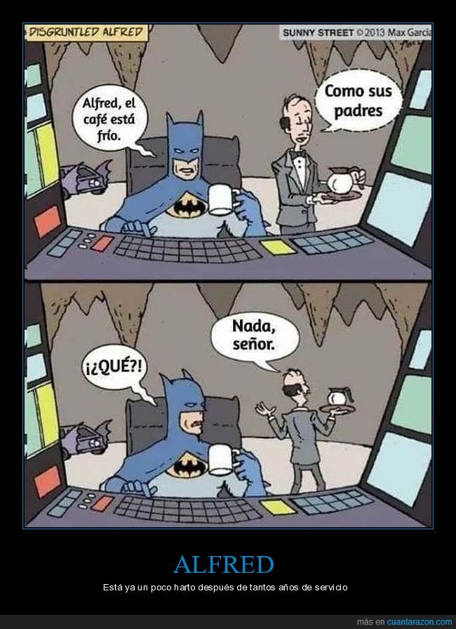 batman,café,frío,padres,alfred