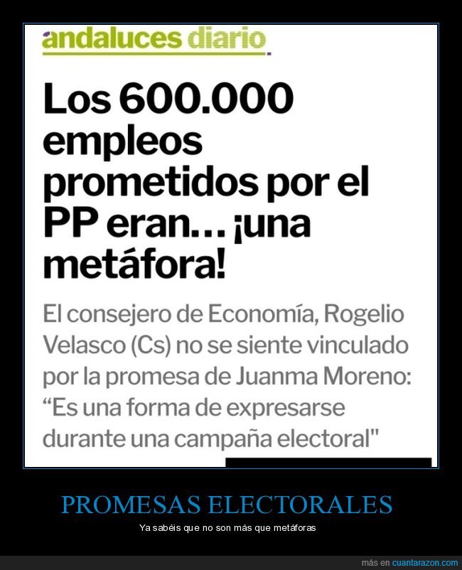 promesas electorales,metáfora,políticos,rogelio velasco