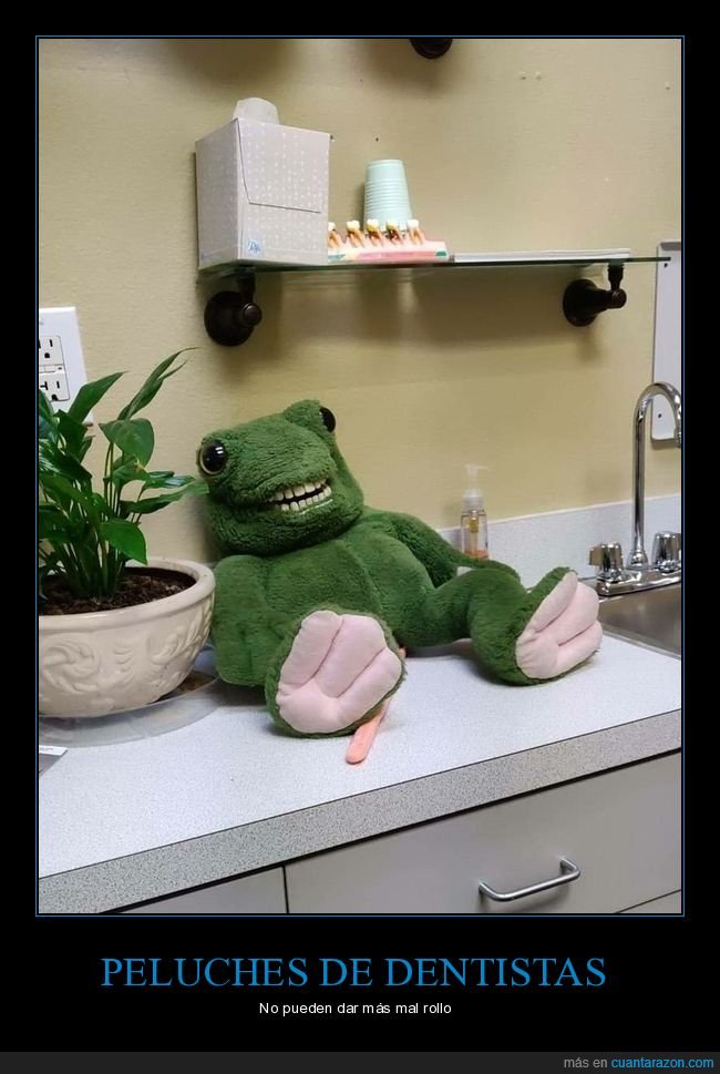 peluche,dentista,dientes