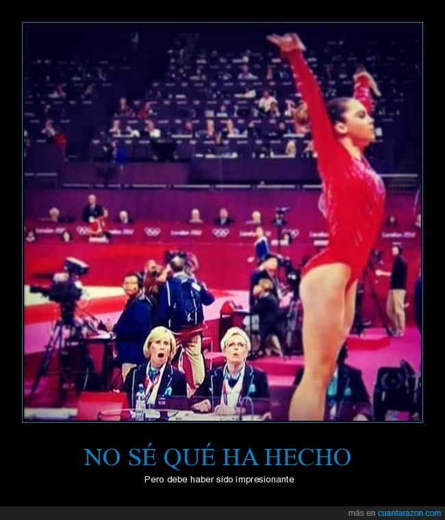 gimnasta,juezas,cara