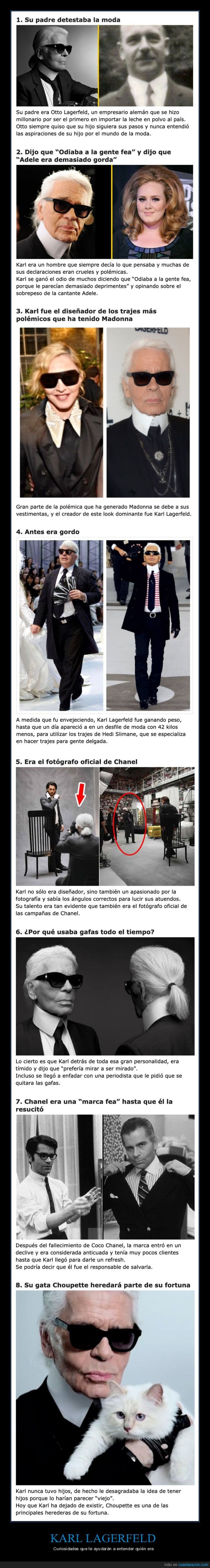 karl lagerfeld,curiosidades,moda