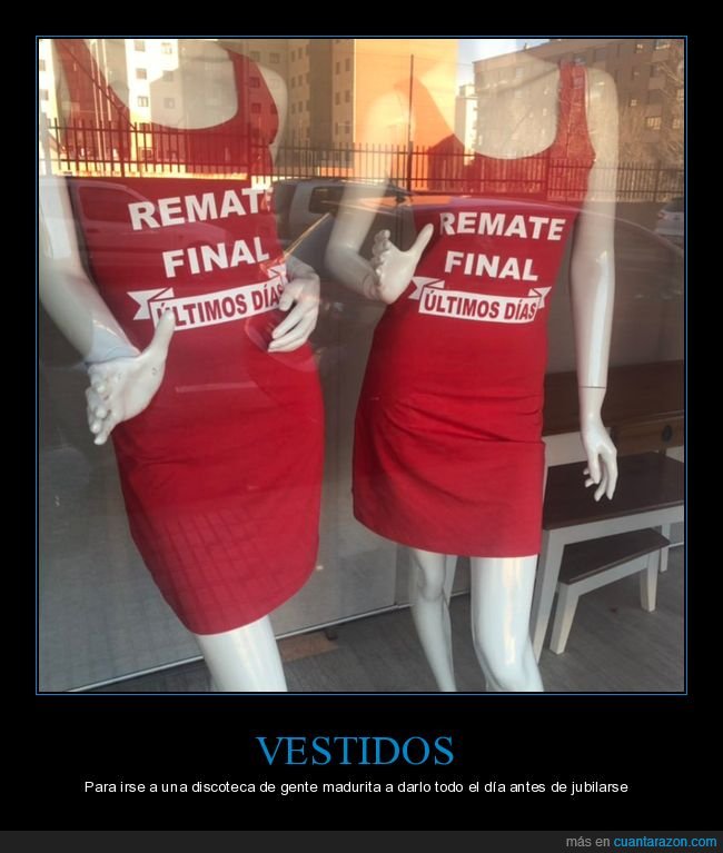 jubilarse,vestido,remate final