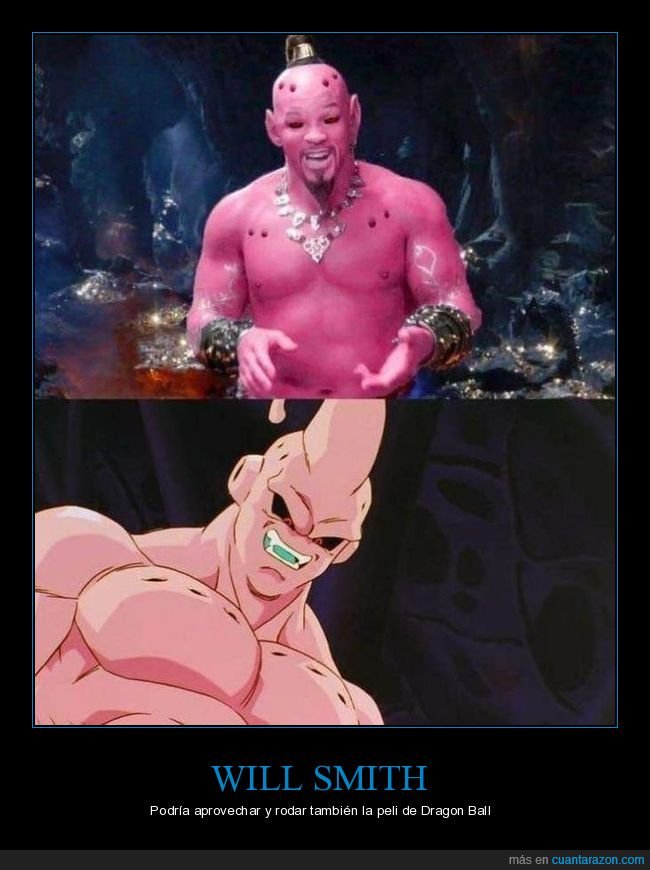 will smith,aladdin,dragon ball,parecidos