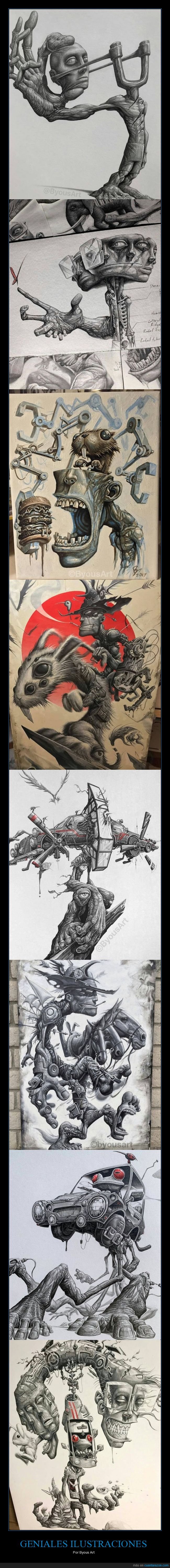 ilustraciones,byous art