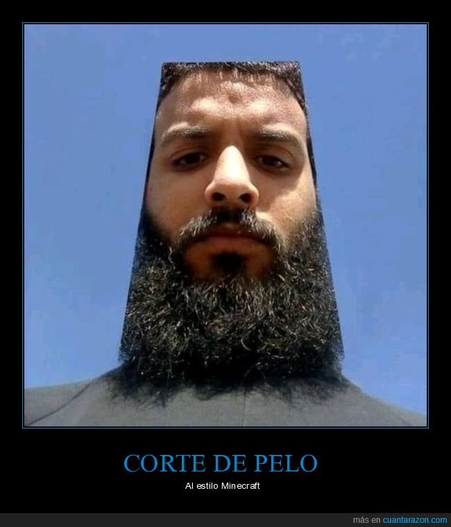 corte de pelo,cuadrado,minecraft