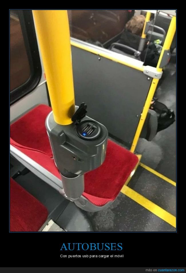 usb,autobús,móvil