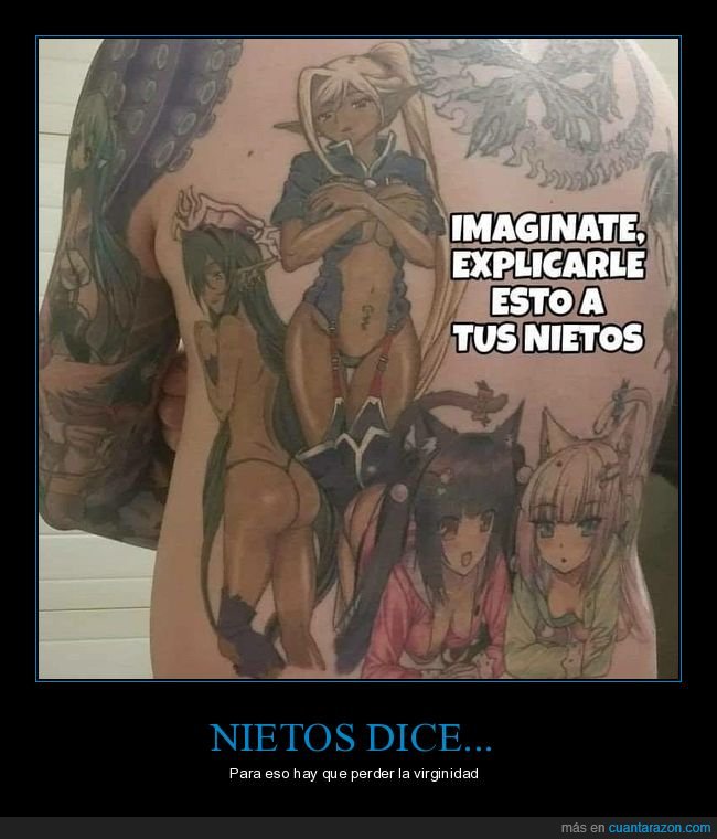 explicar,nietos,tatuaje,manga