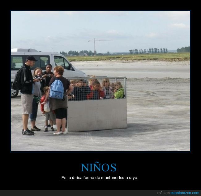 niños,jaula,wtf