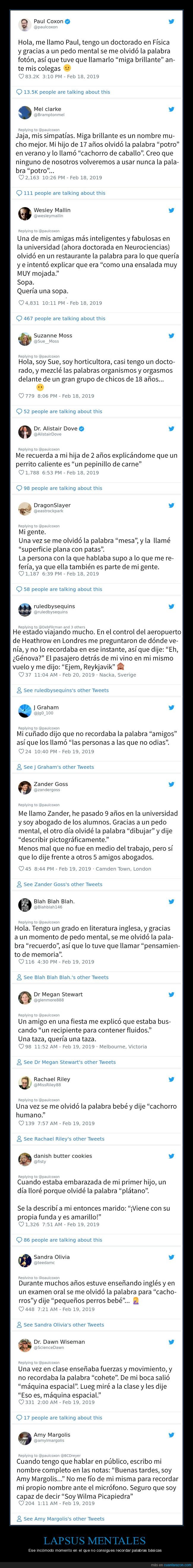 lapsus mentales,recordar,palabras,fails