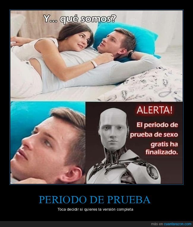 pareja,qué somos,periodo de prueba,finalizar