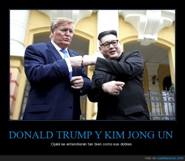 donald trump,kim jng un,políticos,dobles