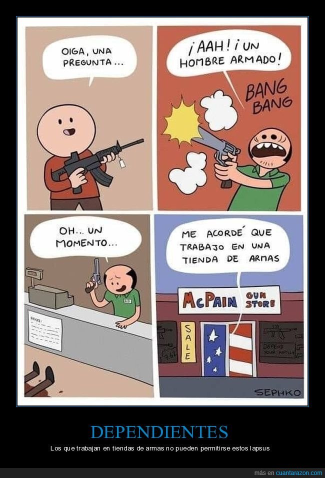 pregunta,tienda,armado,armas