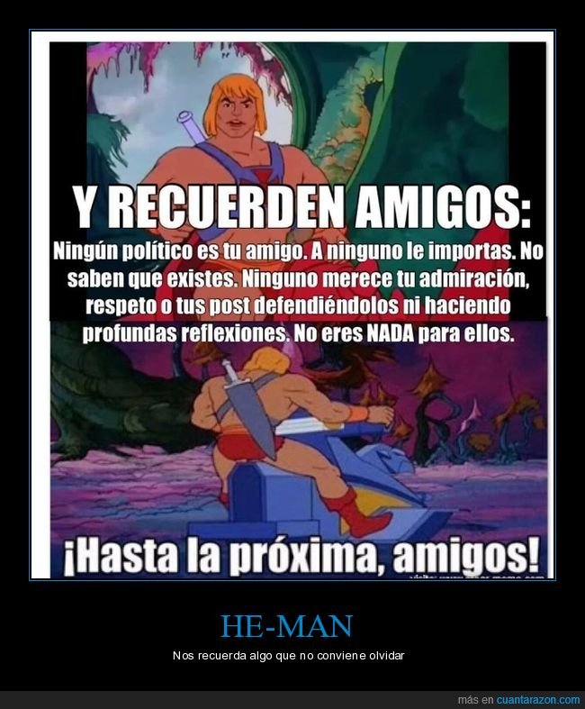 he man,político
