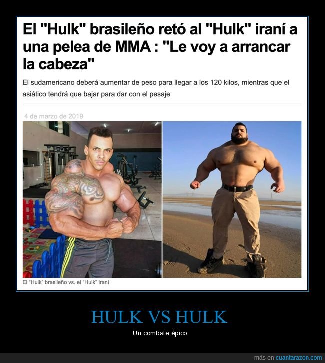 hulk brasileño,hulk iraní,pelea,wtf