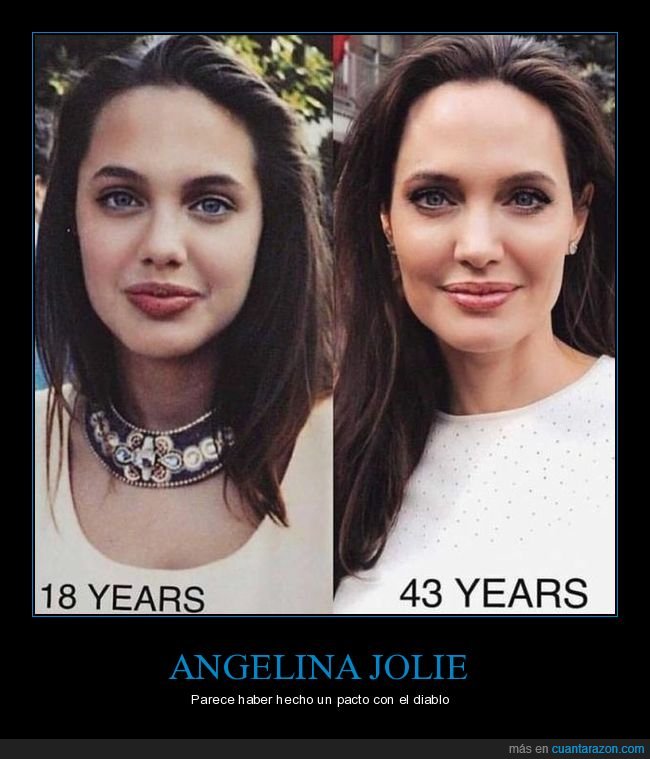 angelina jolie,antes,después,edad