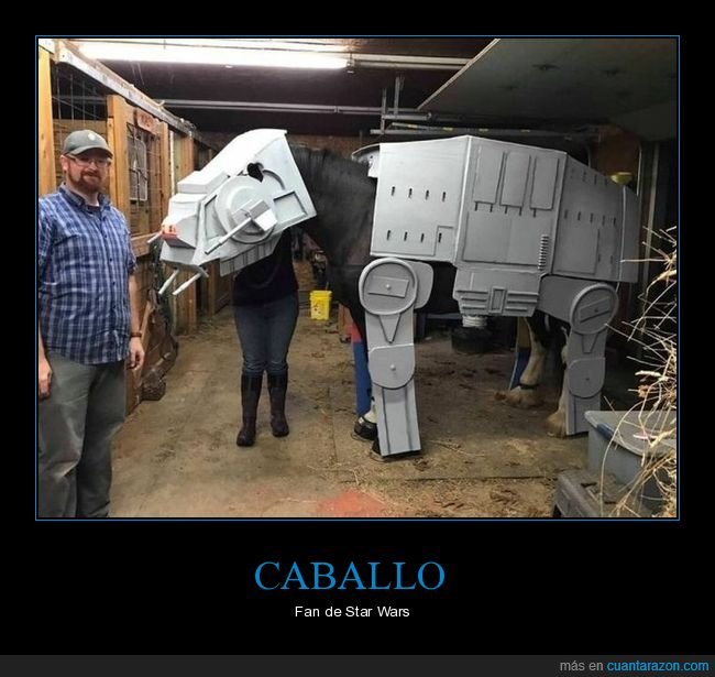 caballo,disfraz,at-at,star wars