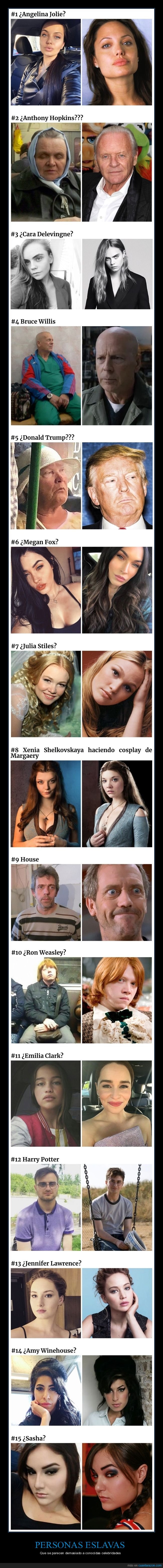 eslavos,famosos,parecidos