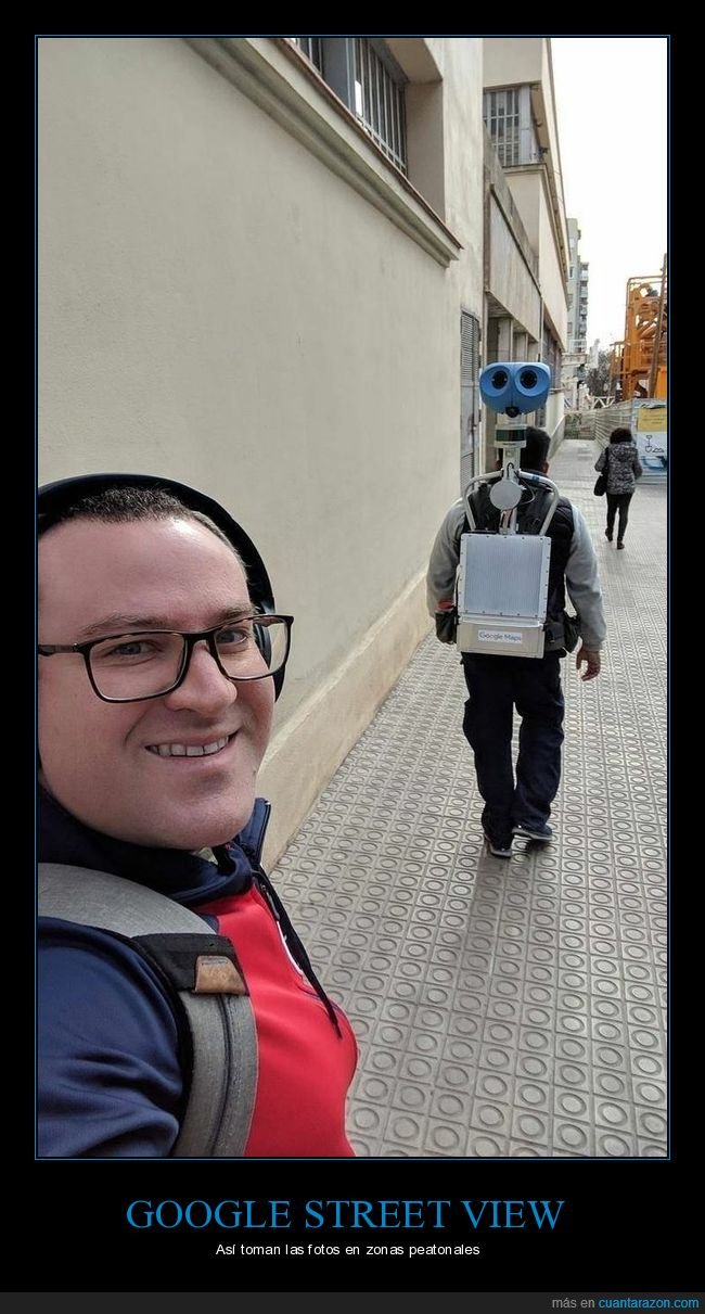 google street view,fotos,a pie