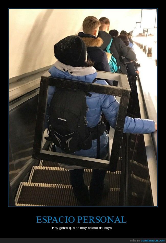 espacio personal,wtf