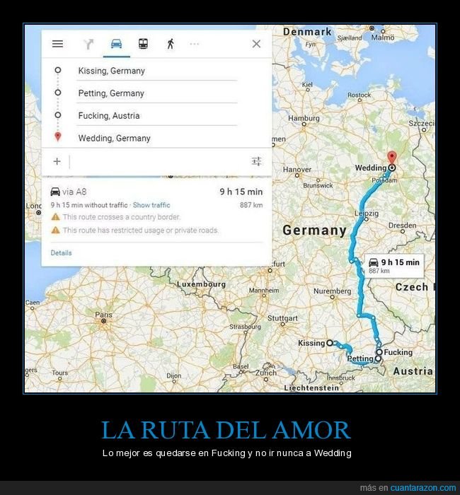 kissing,petting,fucking,wedding,alemania,austria,ruta,nombre,nombres,pueblos