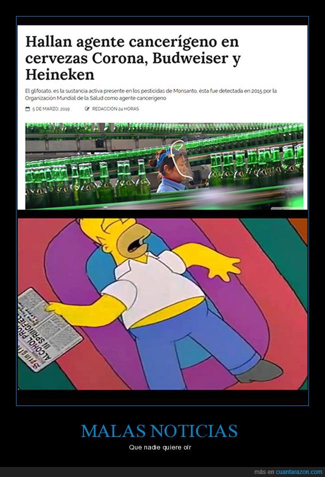 cerveza,cáncer,simpsons