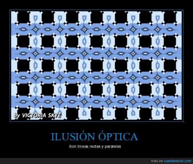 ilusión óptica,mindfuck,líneas,rectas,paralelas