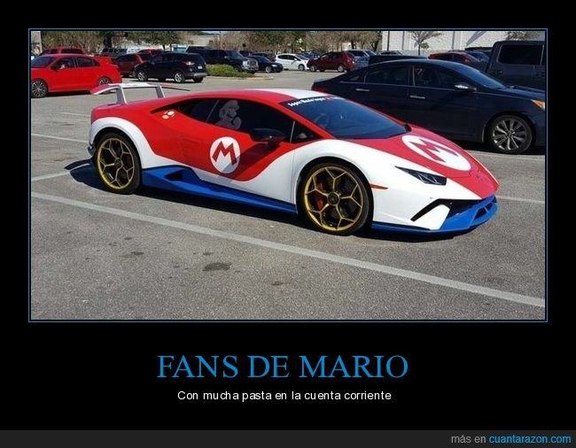 coche,mario,lamborghini