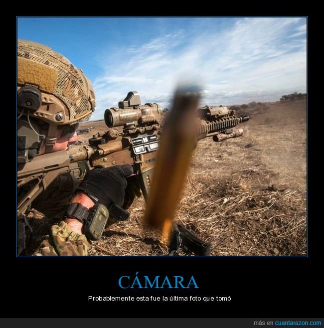 cámara,casquillo,fail