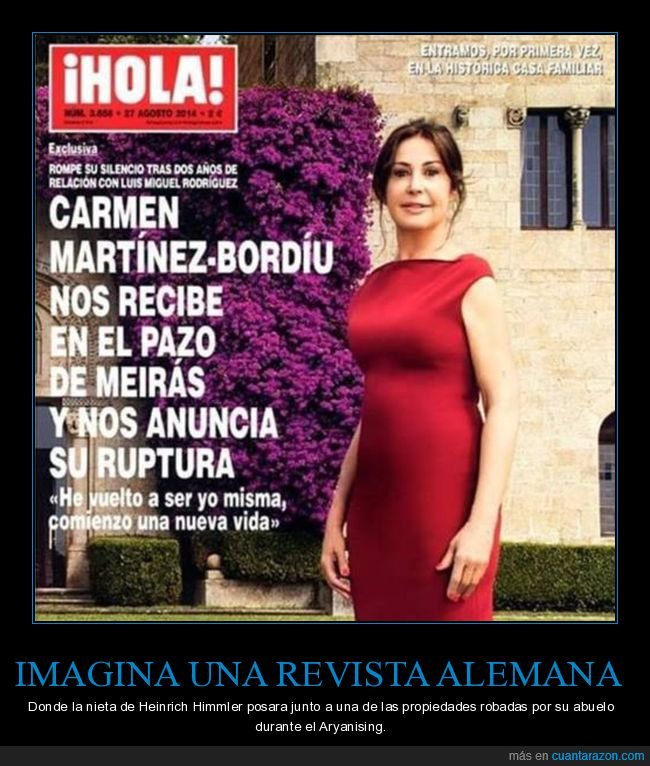 hola,carmen martínez bordíu,revista,propiedades,robadas